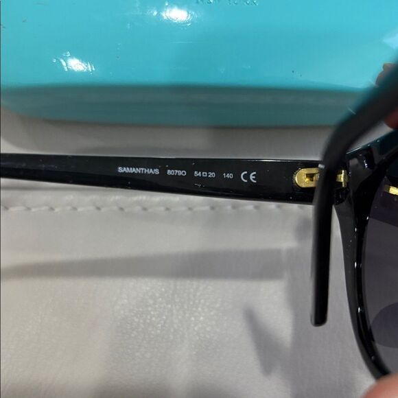 Kate Spade New York Samantha/S 8079O Black Cat Eye Sunglasses.